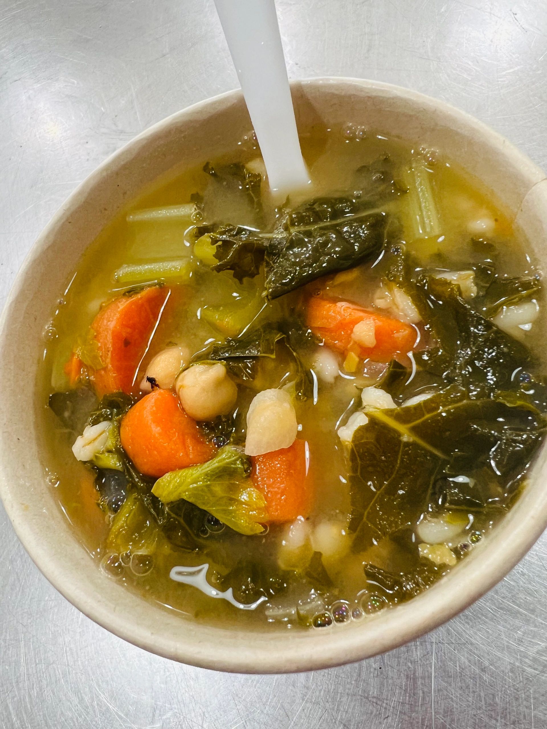Fresh soup at Sweet Reba's